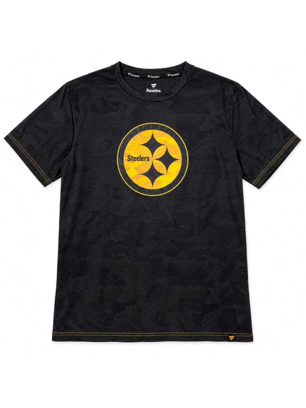 Fanatics Pittsburgh Steelers Black Camo T-Shirt Men’s 2XL NFL Football Snakeskin